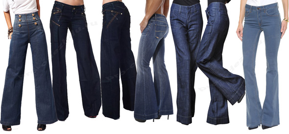 Модели джинсов для женщин с фигурой груша