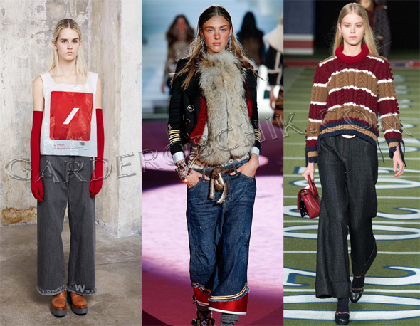 Модные тенденции осень-зима 2015/2016 модные джинсы фото