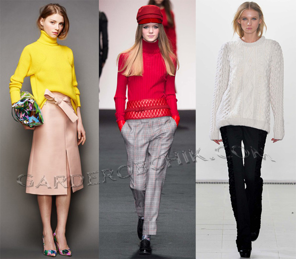 Модные тенденции осень-зима 2015/2016 модные свитера