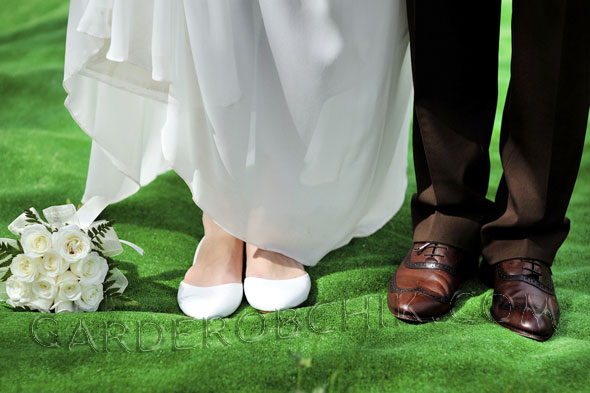 Как подобрать обувь к свадебному платью
